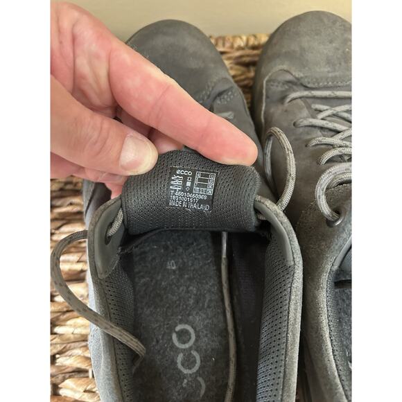 ECCO Soft 7 Tred Leather Gray Men's Size EU 42 Gore-Tex Waterproof Shoes 6 - Picture 7 of 7